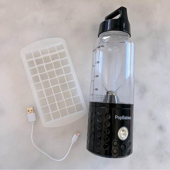 PopBabies Portable Blender. Black - Picture 2 of 4